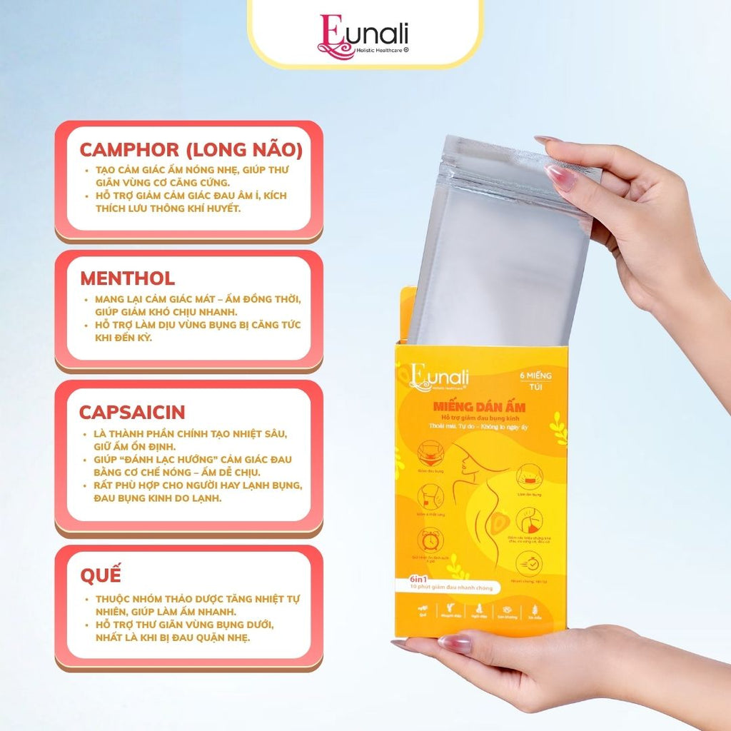 [COMBO MUA 5 TẶNG 2] Miếng Dán Giữ Nhiệt Giảm Nhẹ Kính EUNALI – Túi 6 Miếng | Có thưa thớt, Giảm nhanh Chưa có giá đã bán 4